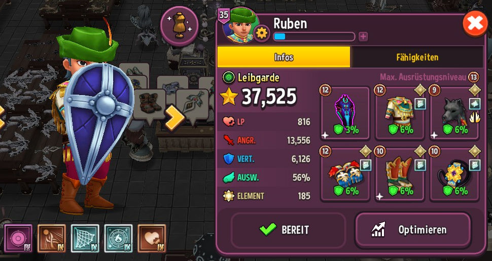 Stufe 35 erreicht und Titanenseele erhalten - aktuell 31k Sternen