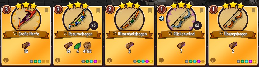 15 Sterne bei Bögen mit minimalem Aufwand