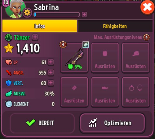 Held mit Waffe